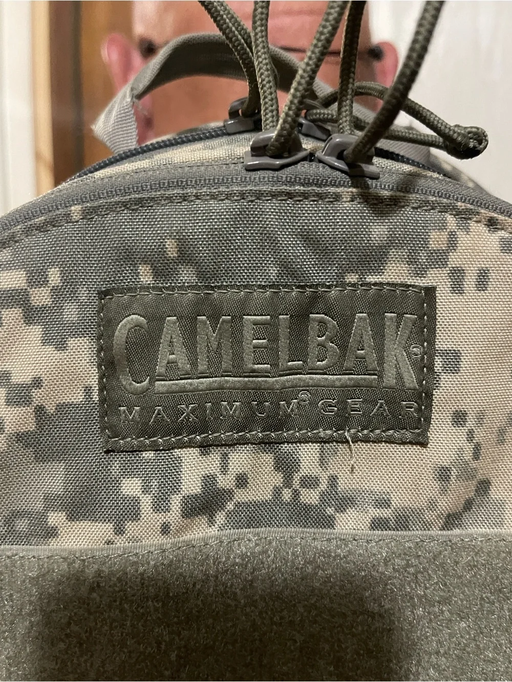CamelBak Digital Camo Hydration Pack in Olive/Gray Linchpin Model